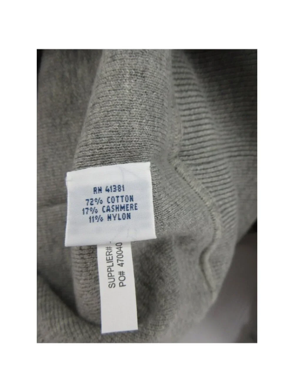 Polo Ralph Lauren Sweater 2XB Cashmere Cotton Cardigan Hoodie Full Zip